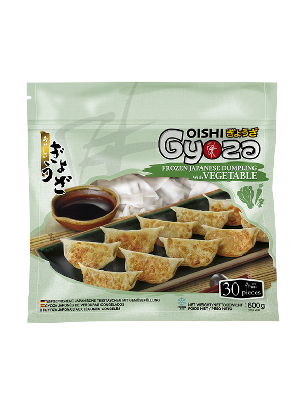 OISHI GYOZA FROZEN STEAMED VEGETABLE GYOZA (EU)