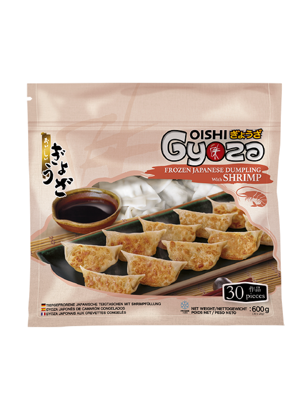 OISHI GYOZA FROZEN STEAMED SHRIMP GYOZA (EU)