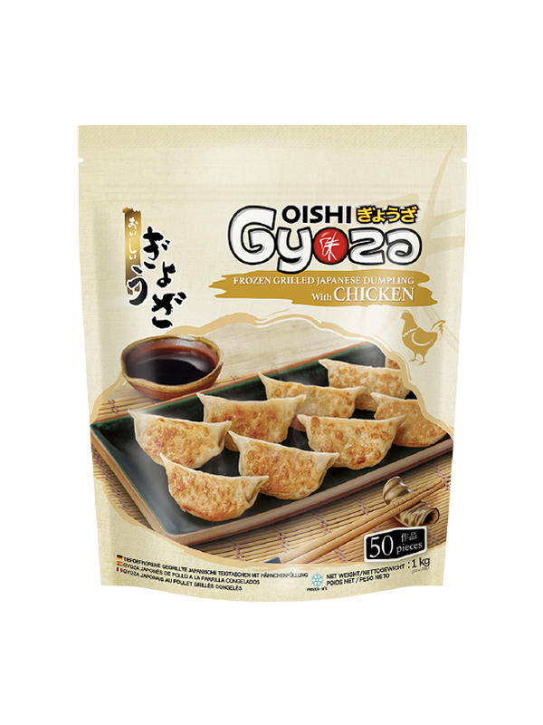 OISHI GYOZA FROZEN STEAMED CHICKEN GYOZA (EU)