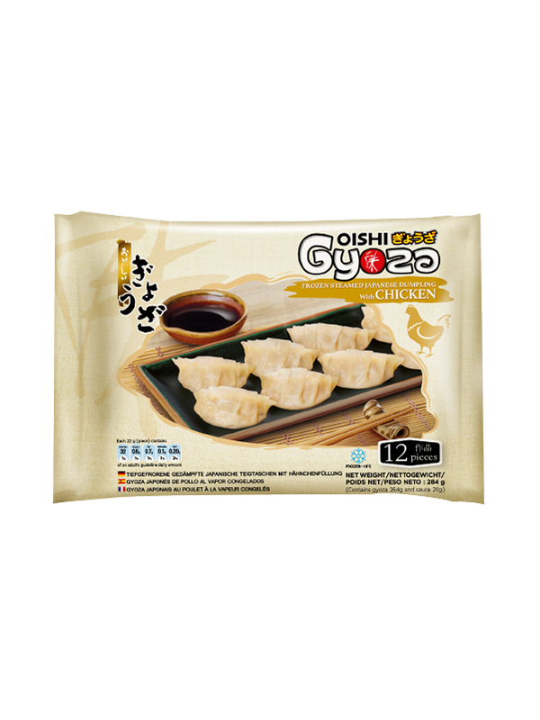 OISHI GYOZA FROZEN STEAMED CHICKEN GYOZA (EU)