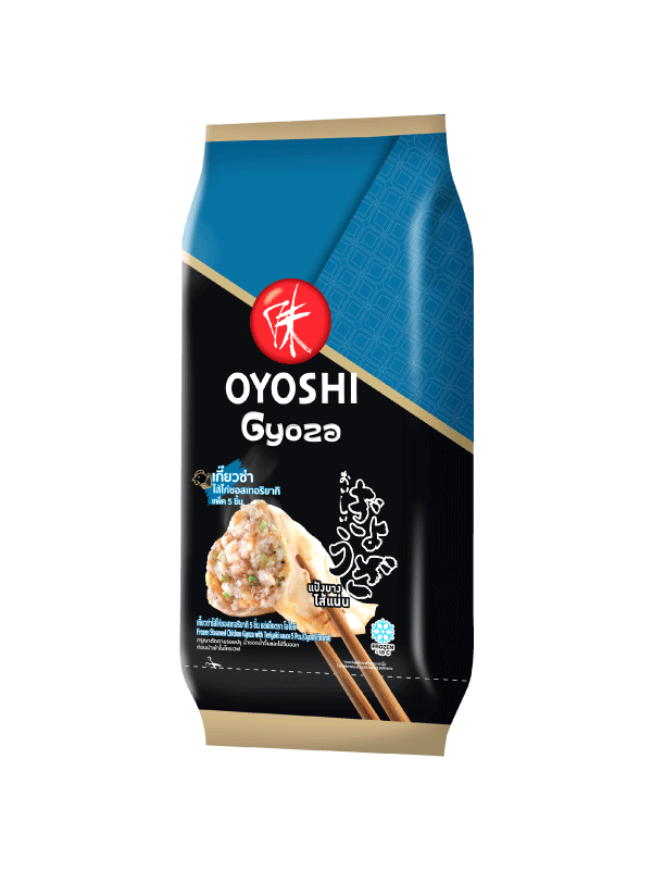 FROZEN STEAMED TERIYAKI CHICKEN GYOZA (OYOSHI Brand) 